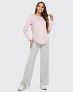 High-Waist Weite Hose — Office Fit