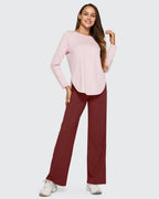 High-Waist Weite Hose — Office Fit