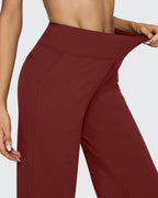 High-Waist Weite Hose — Office Fit