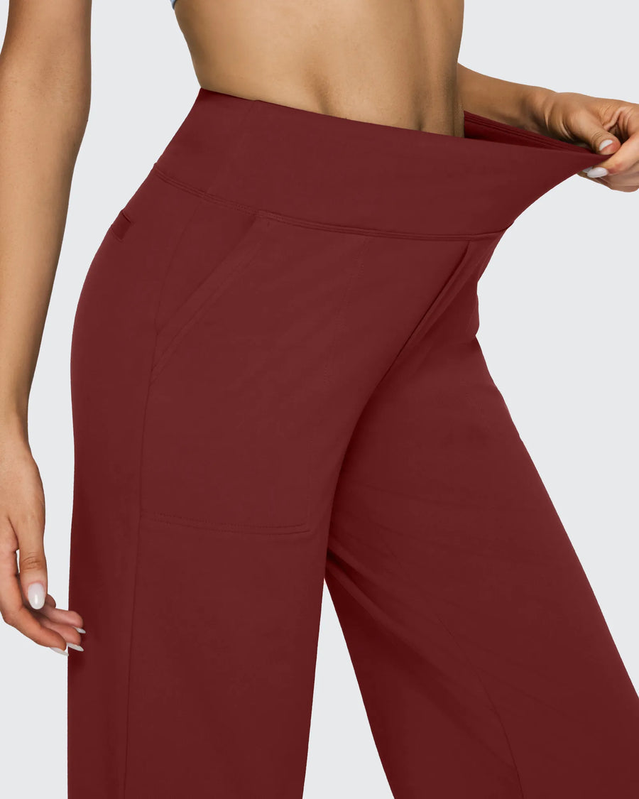 High-Waist Weite Hose — Office Fit