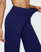 High-Waist Weite Hose — Office Fit