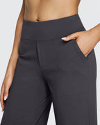 High-Waist Weite Hose — Office Fit