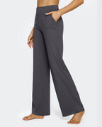 High-Waist Weite Hose — Office Fit