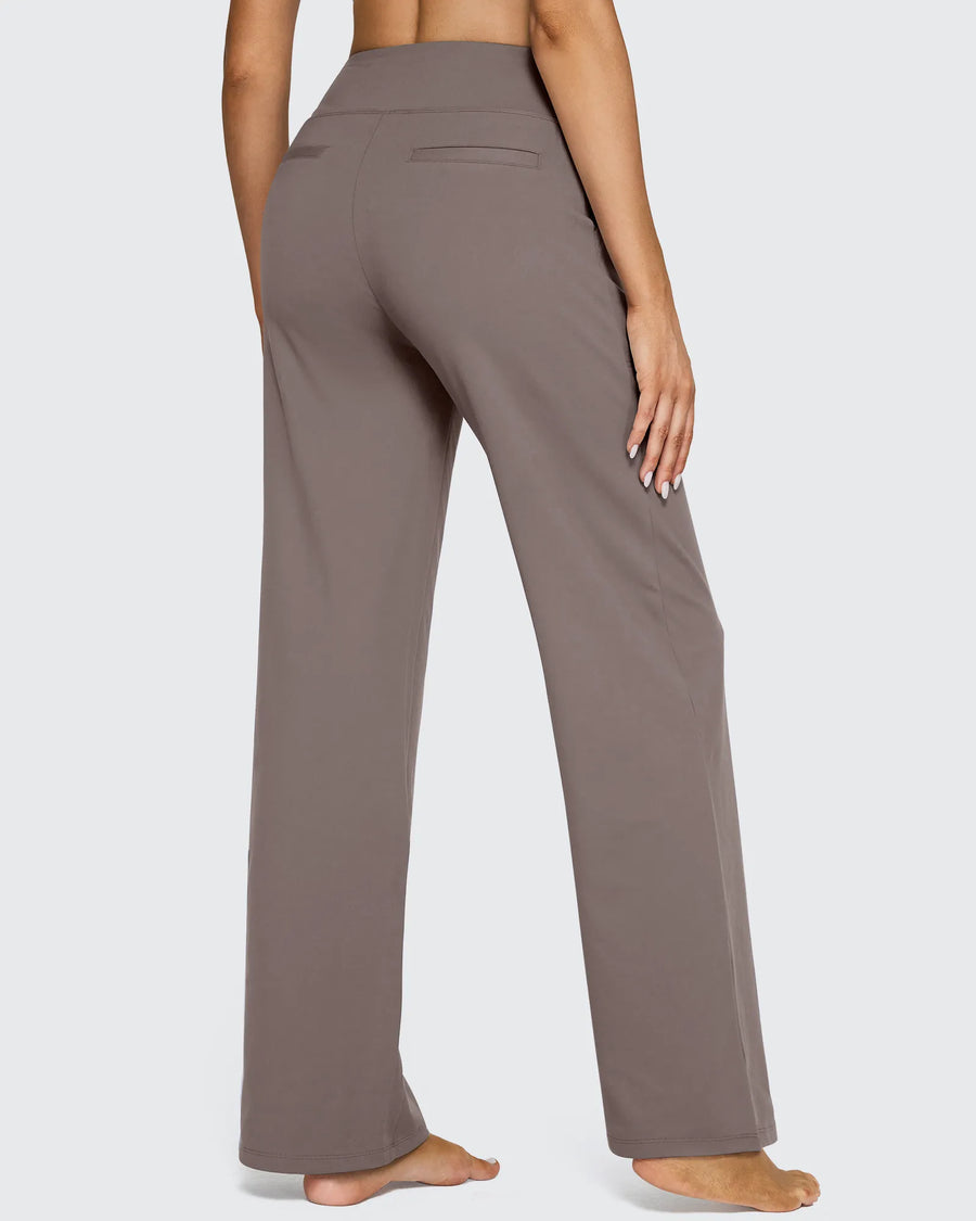 High-Waist Weite Hose — Office Fit