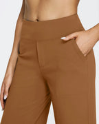 High-Waist Weite Hose — Office Fit