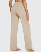 High-Waist Weite Hose — Office Fit
