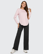 High-Waist Weite Hose — Office Fit